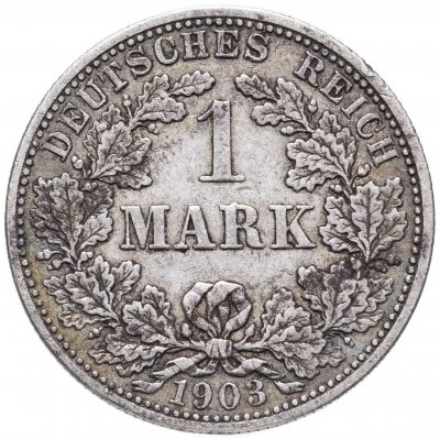 купить Германская Империя, 1 марка 1903 F знак монетного двора: "F" - Штутгарт