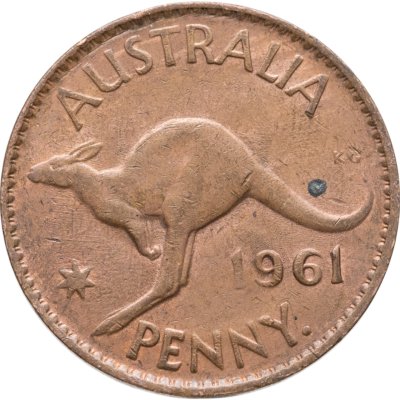 купить Австралия 1 пенни (penny) 1961