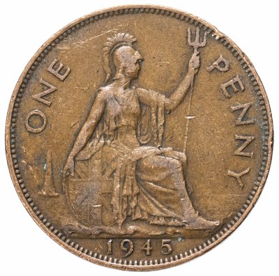купить Великобритания 1 пенни (penny) 1937-1948 Георг VI, случайная дата