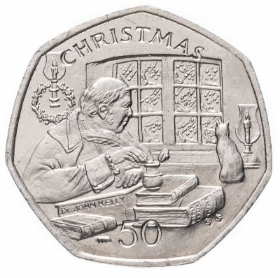 купить Остров Мэн 50 пенсов (pence) 2000 "Рождество"