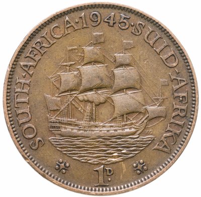 купить ЮАР 1 пенни (penny) 1945