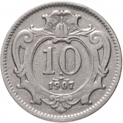 купить Австрия 10 геллеров (heller) 1907