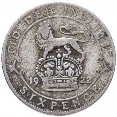 купить Великобритания 6 пенсов (pence) 1922