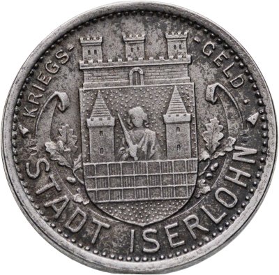 купить Германия "Изерлон" 10 пфеннигов 1918 нотгельд