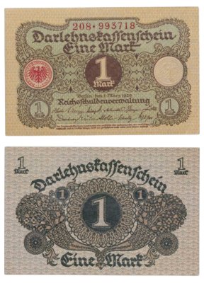купить Германия (Веймарская Республика) (Berlin) 1 марка 1920 год