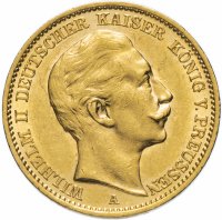 Купить Германская империя 20 марок (mark) 1910 "A"