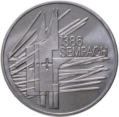 купить Швейцария 5 франков (francs) 1986 "500 лет битве при Земпахе"