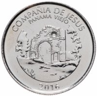 купить Панама 1/2 Бальбоа 2016 год Храм Ла-Компанья-де-Хесус