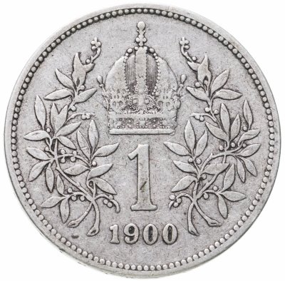 купить Австро-Венгрия 1 крона 1900 (монета для Австрии)