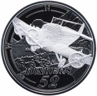 Купить Австрия 20 евро 2019 "Самолет junkers 52"
