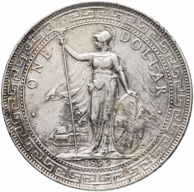 купить Великобритания (Китай) 1 торговый доллар 1899