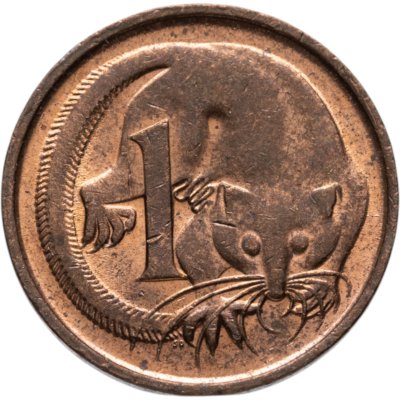 купить Австралия 1 цент (cent) 1987 королева средних лет