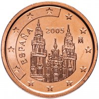 Купить Испания 2 цента (cents) 2005