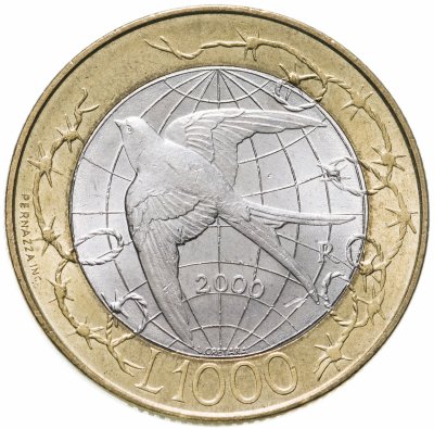 купить Сан-Марино 1000 лир (lire) 2000