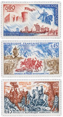 купить Франция набор из 3 марок 1966-1971 "Сражения"