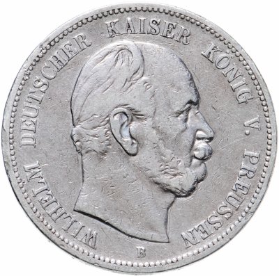 купить Германская империя (Пруссия) 5 марок (mark) 1874-1876, случайный год