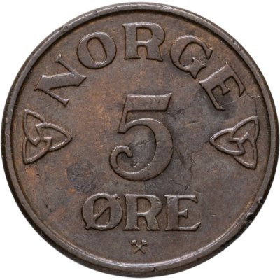 купить Норвегия 5 эре (ore) 1957