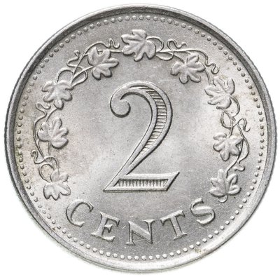 купить Мальта 2 цента (cents) 1982