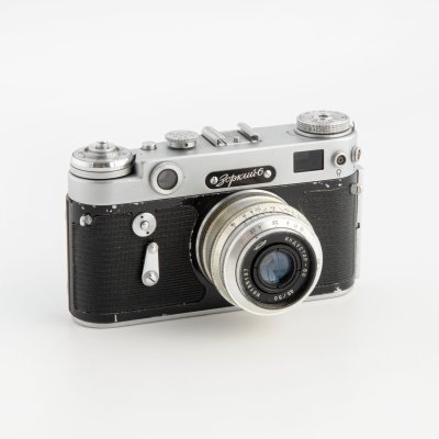 купить Фотоаппарат "Зоркий-6" с объективом "Индустар-50" в оригинальном кофре, металл, стекло, пластик, кожа, Красногорский механический завод, СССР, 1959-1966 гг.