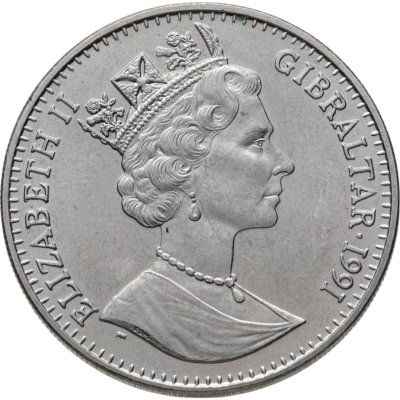 купить Гибралтар 1 крона (crown) 1991 XXV Летние Олимпийские игры, Барселона 1992 - Бег