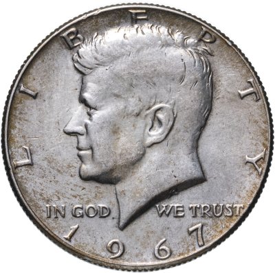 купить США 50 центов (1/2 доллара, half dollar) 1967 Kennedy Half Dollar (Кеннеди)