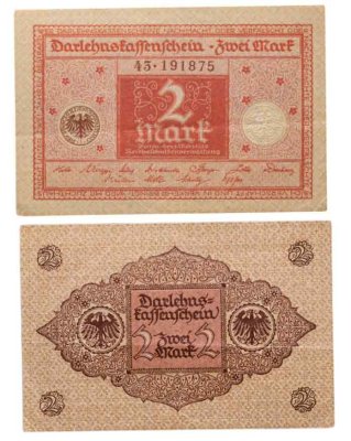 купить Германия 2 марки 1920