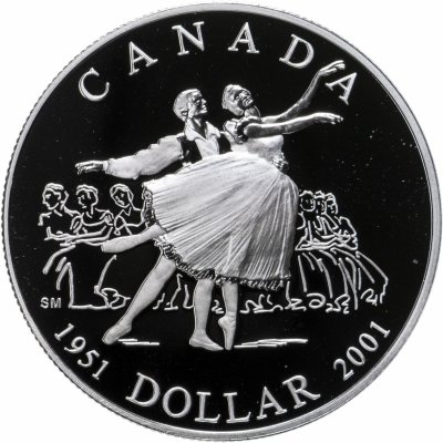 купить Канада 1 доллар (dollar) 2001 "Канадский балет"