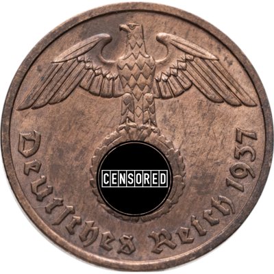 купить Германия (Третий рейх) 2 рейхспфеннига (reichspfennig) 1937 A