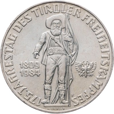 купить Австрия 500 шиллингов 1984 "175 лет Тирольскому восстанию"
