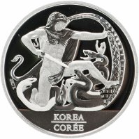 Купить Канада 1 доллар 2013 "60 лет корейскому соглашению" в футляре, с сертификатом