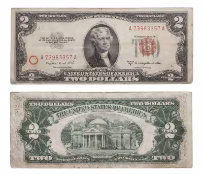 купить США 2 доллара 1953B года (Pick 380b)