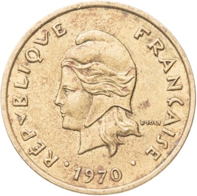 купить Новые Гебриды 2 франка (francs) 1970