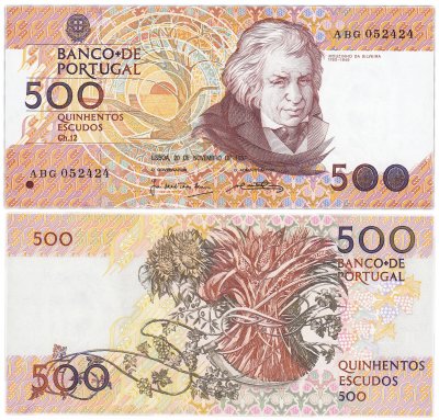 купить Португалия 500 эскудо 1987 (Pick 180a) (20.11.1987)