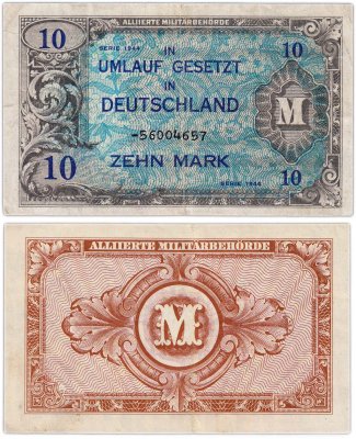 купить Германия 10 марок 1944