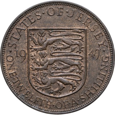купить Джерси 1/12 шиллинга (shilling) 1947