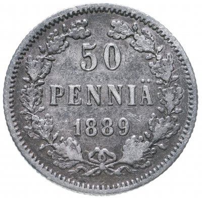 купить 50 пенни 1889 L, для Финляндии