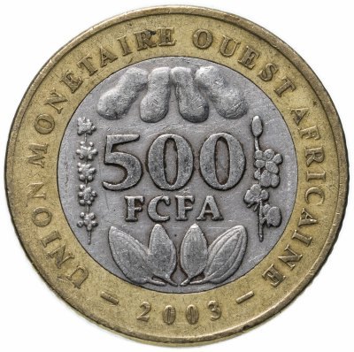 купить Западная Африка (BCEAO) 500 франков (francs) 2003