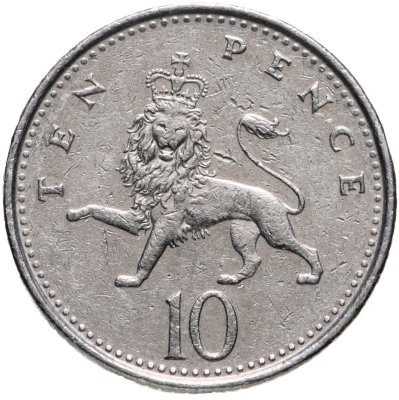 купить Великобритания 10 пенсов (pence) 1992-1997, случайный год