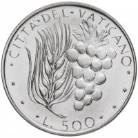 Купить Ватикан 500 лир 1970