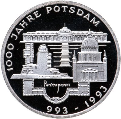 купить Германия 10 марок 1993 "1000 лет городу Потсдам"