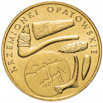 купить Польша 2 злотых 2012 "Кремниевый неолитический рудник в Опатуве (Krzemionki Opatowskie)"