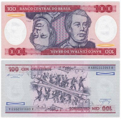 купить Бразилия 100 крузейро 1984
