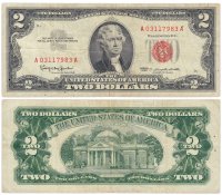 купить США 2 доллара 1963 (Pick 382a)