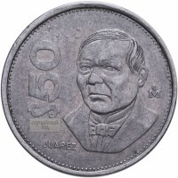 Купить Мексика 50 песо 1988-1992 (магнетик) случайный год