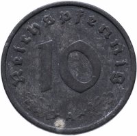 купить Германия (Третий рейх) 10 рейхспфеннигов (reichspfennig) 1940 A