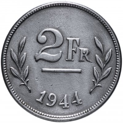 купить Бельгия 2 франка 1944