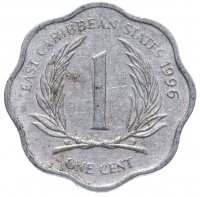 купить Восточные Карибы 1 цент (cent) 1981-2001 ,случайный год