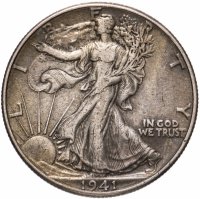 Купить США 50 центов (1/2 доллара, half dollar) 1941