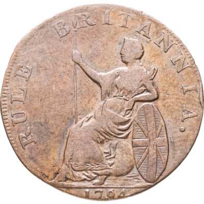 купить Великобритания 1/2 пенни 1794 "Гэмпшир"