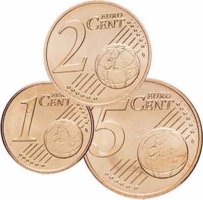 купить Нидерланды набор монет от 1 до 5 евро центов 2003 (3 штуки)